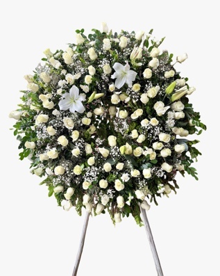 Corona de rosas